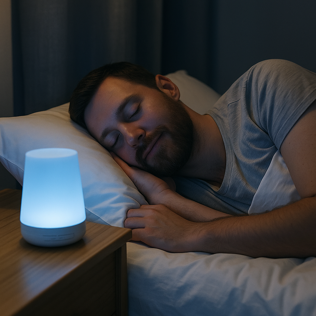 White Noise Sleep Machine with Touch Light
