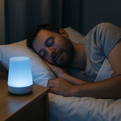White Noise Sleep Machine with Touch Light