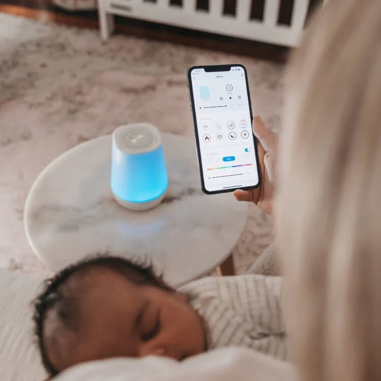 White Noise Sleep Machine with Touch Light